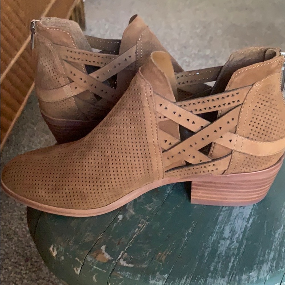 Vince Camato Suede Booties.